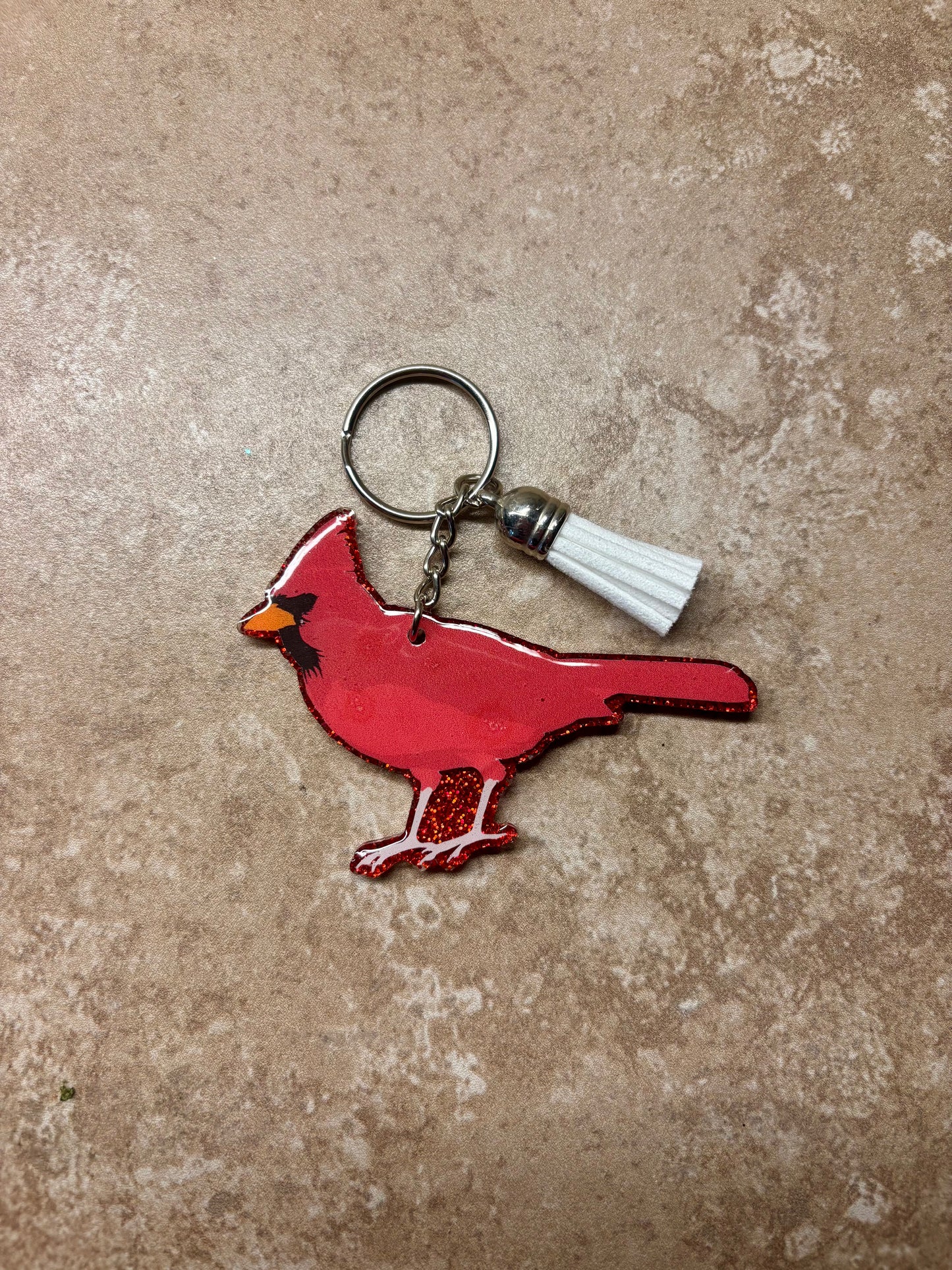 Cardinal Keychain