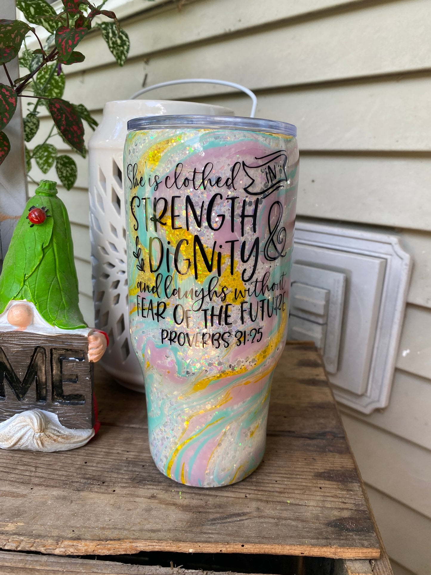 She is Clothed Tumbler