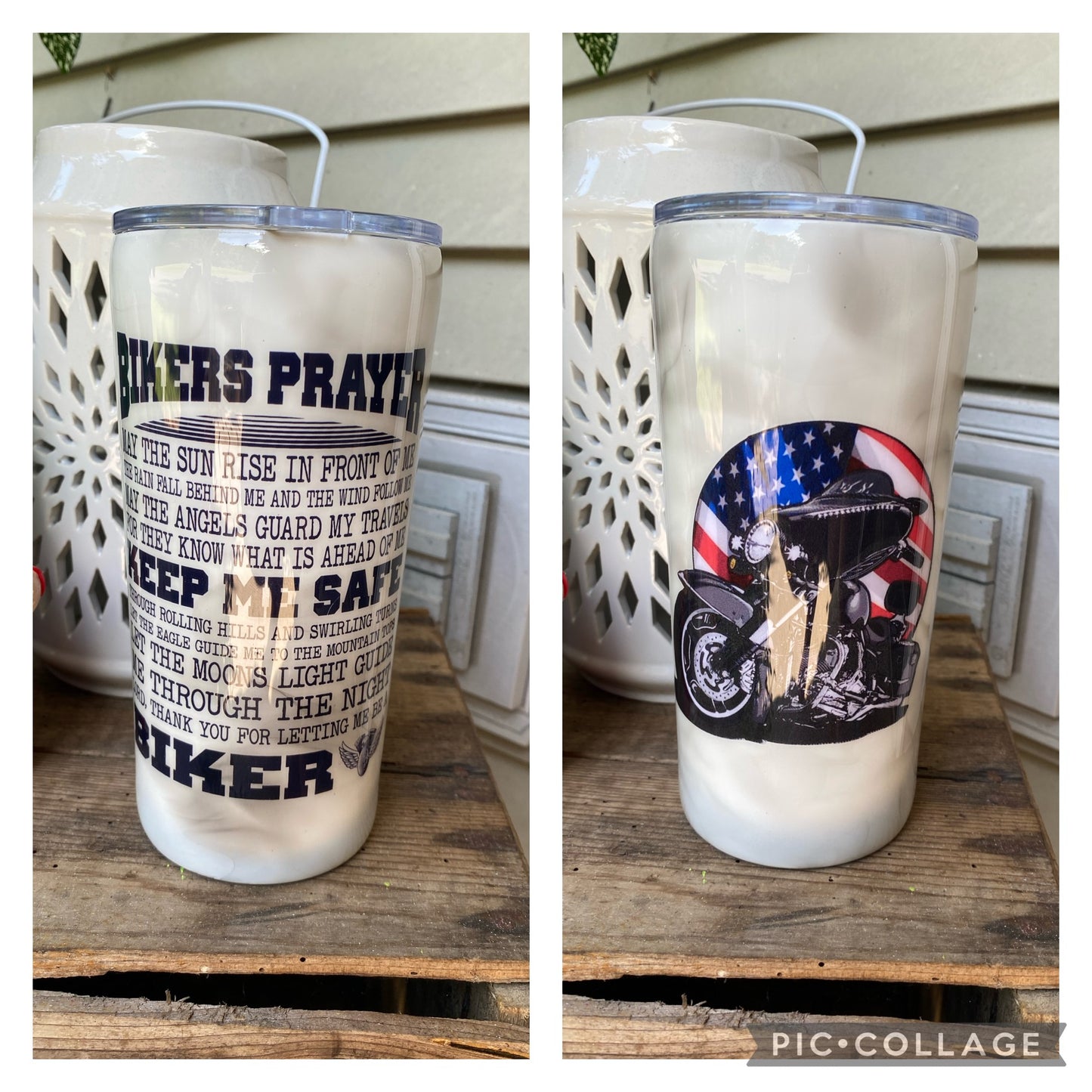 Motorcycle Smoke Tumbler