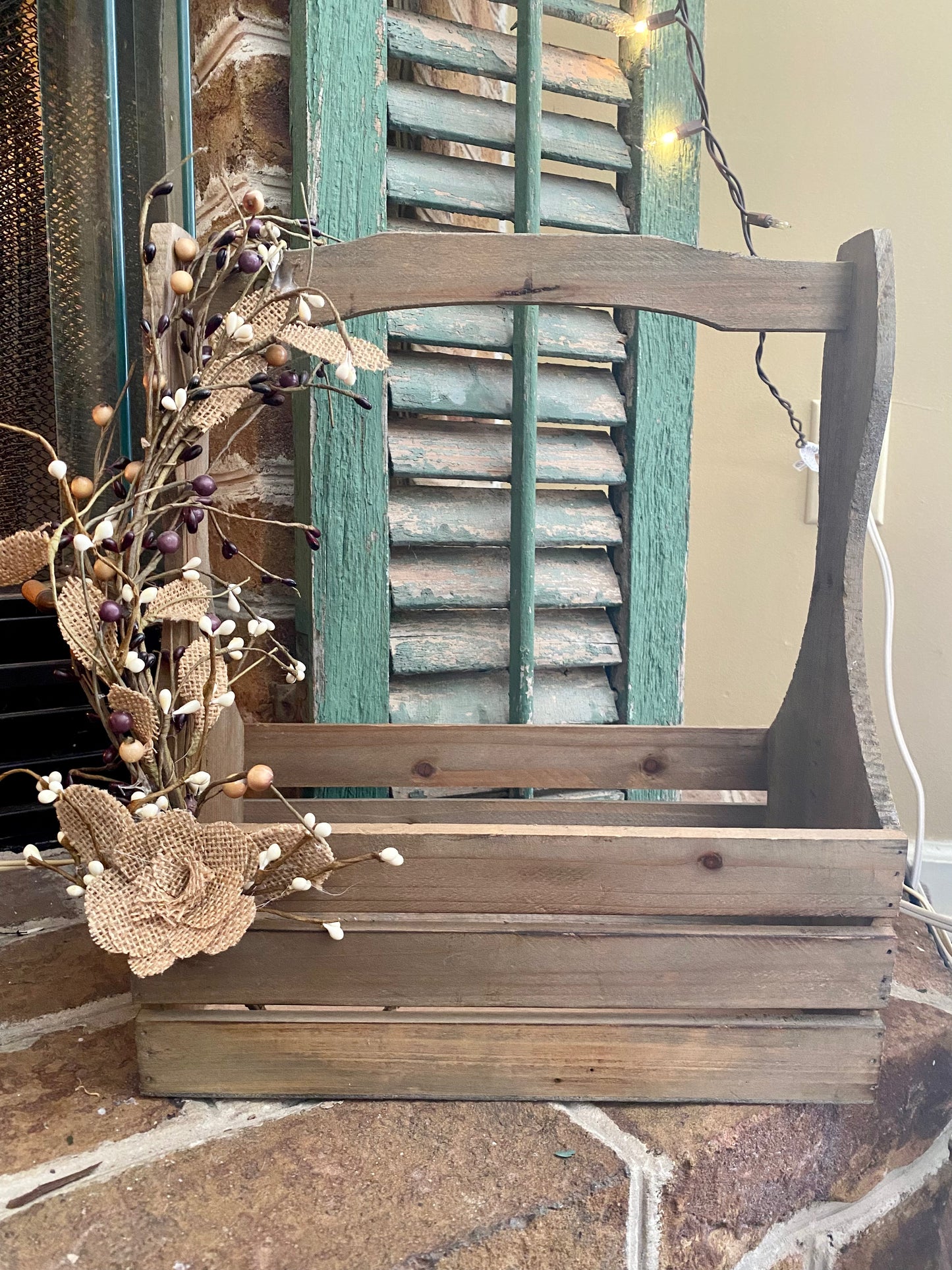 Decorative Wooden Tote