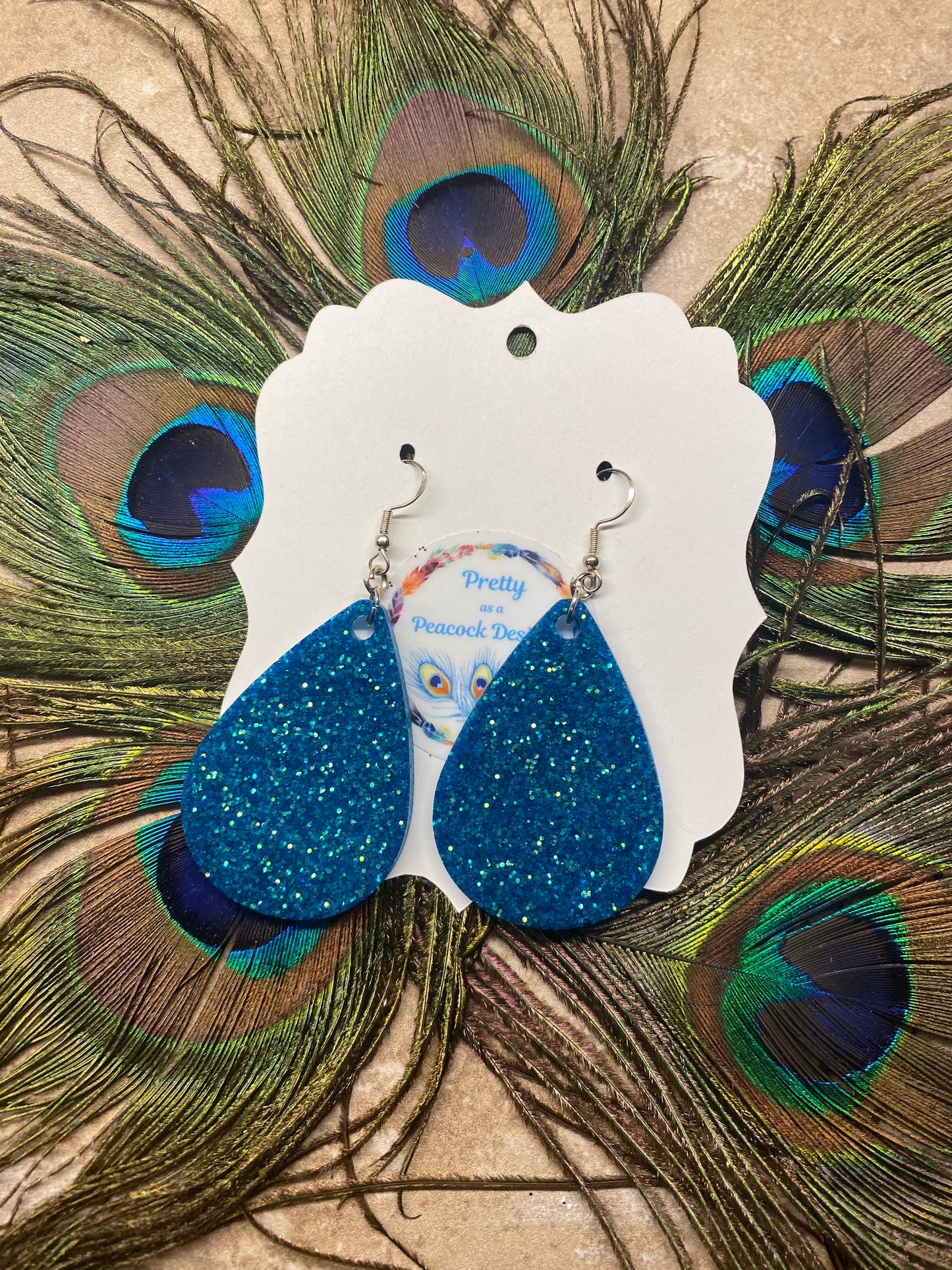 Large Tear Drop Earrings