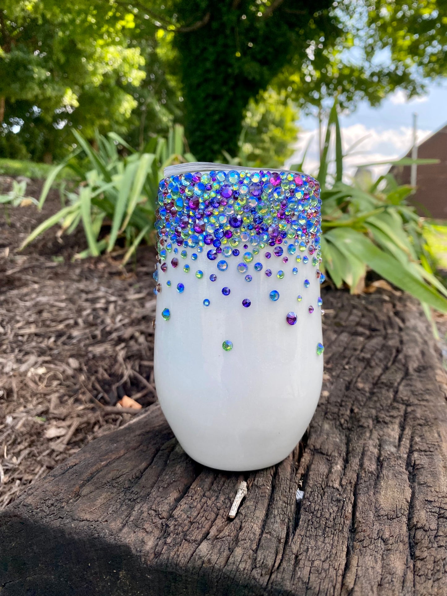 Rhinestone Wine Tumbler