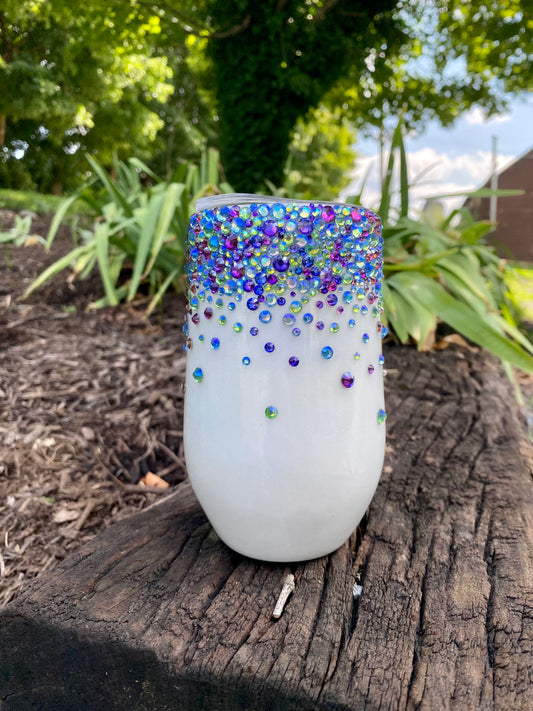 Rhinestone Wine Tumbler