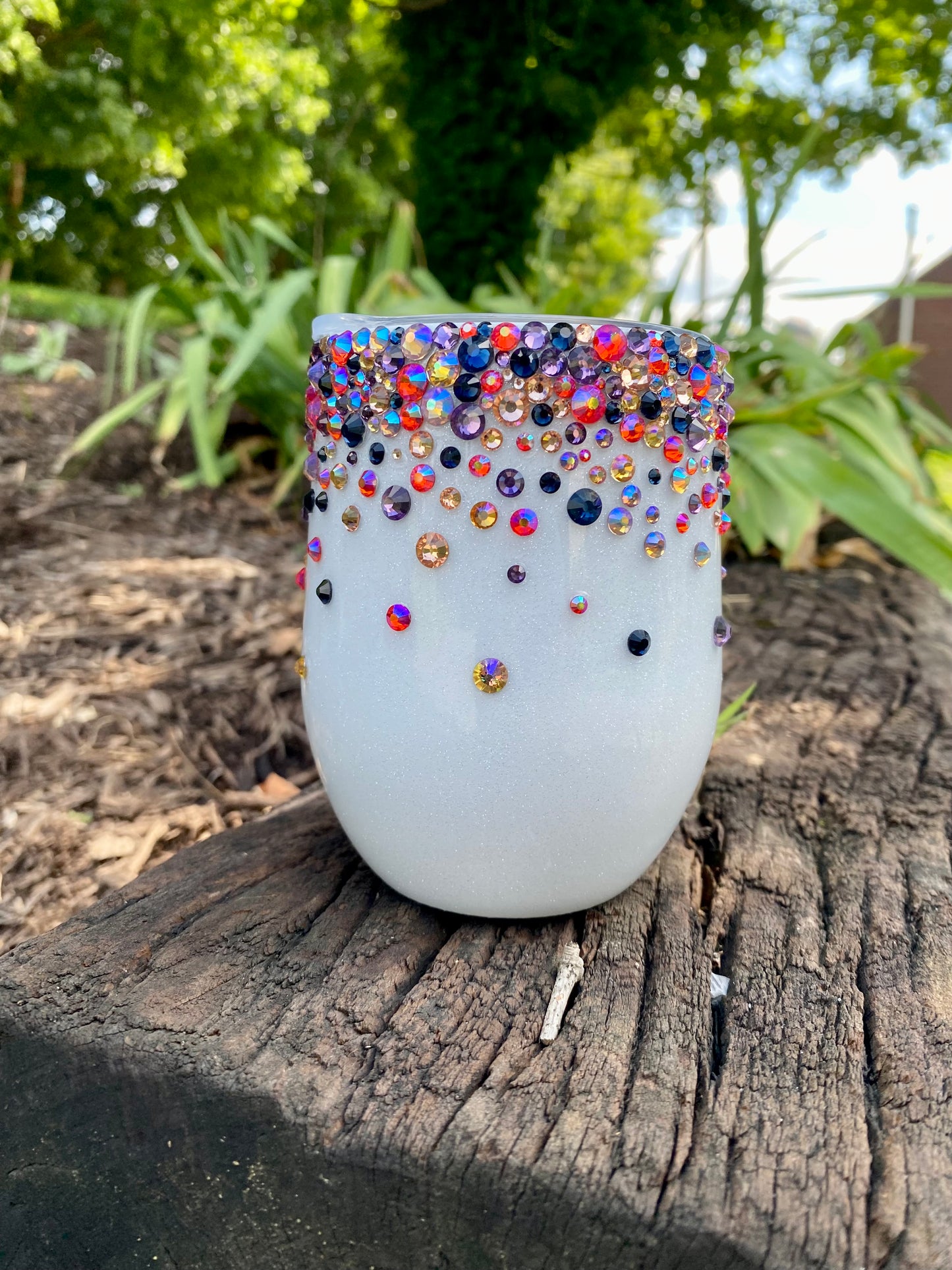 Rhinestone Wine Tumbler