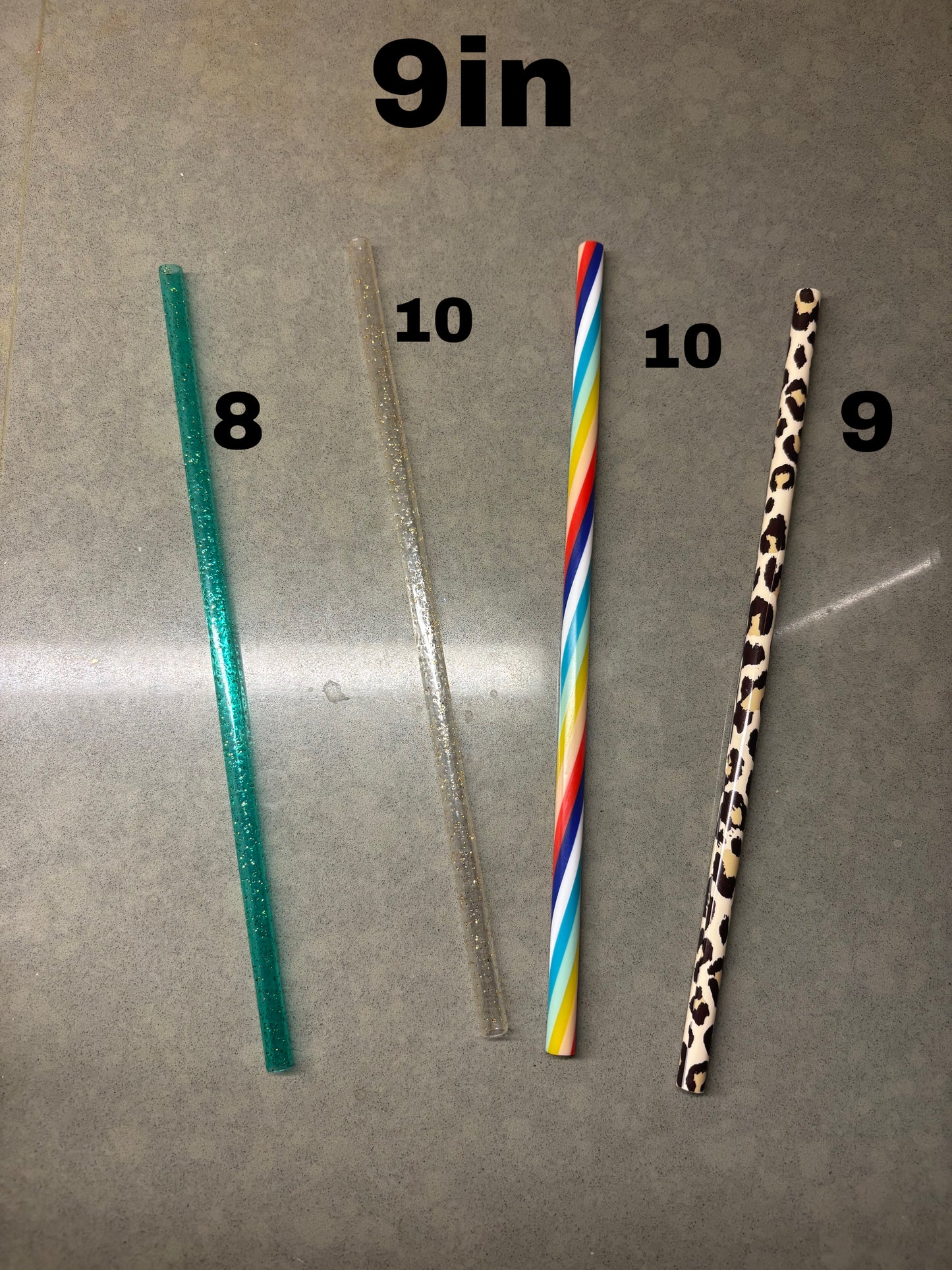 Patterned Straws