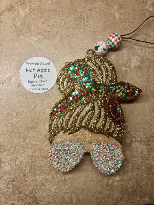 Christmas Mom Bun Freshie