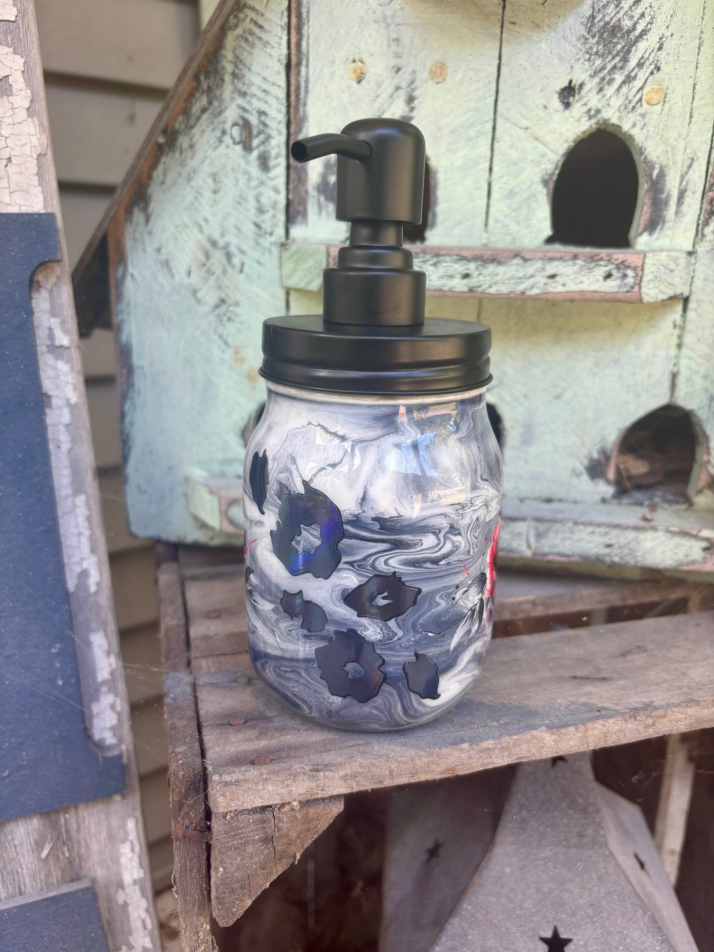 Floral Soap/Lotion Dispenser