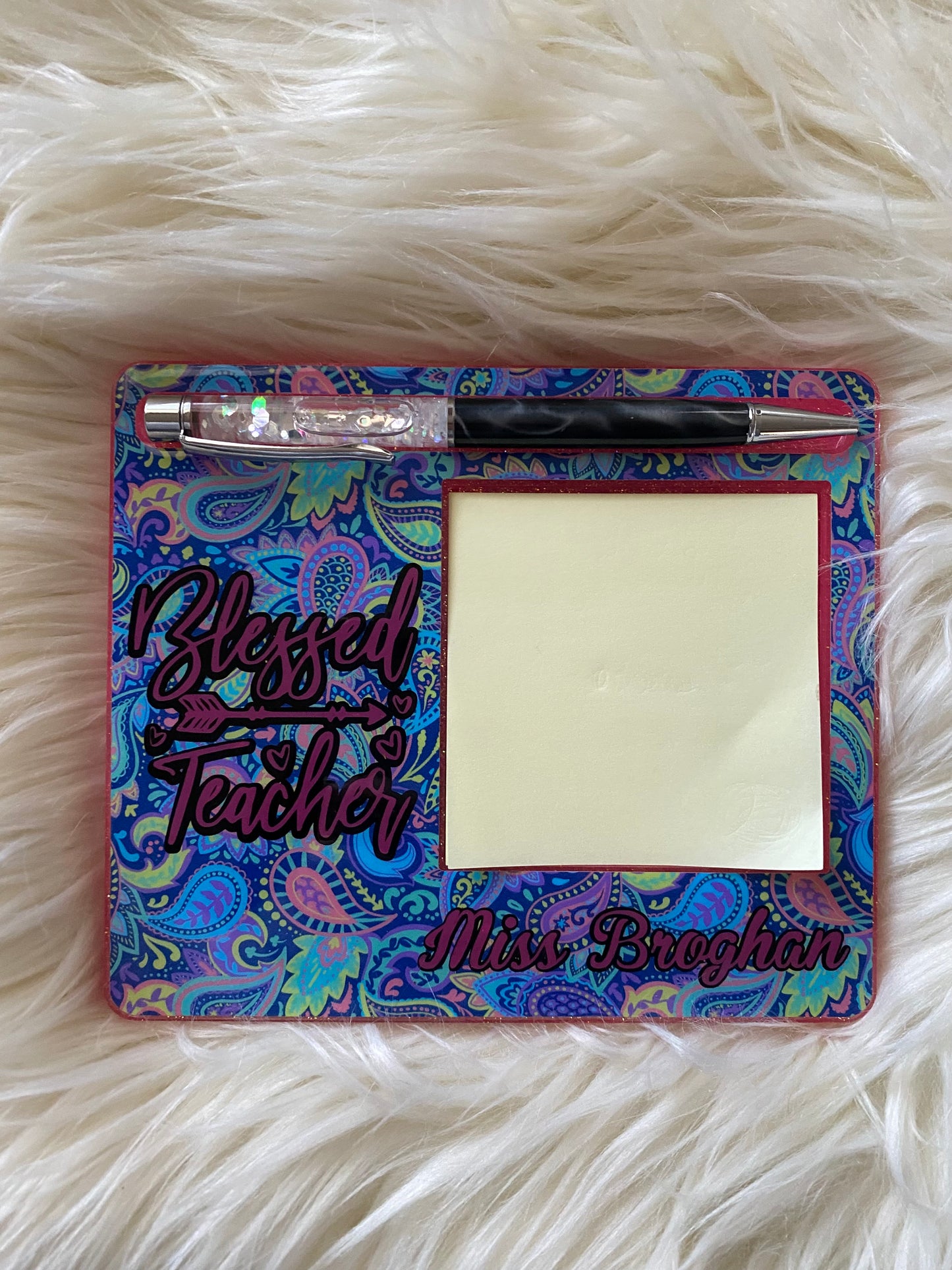 Custom Sticky Note Holder