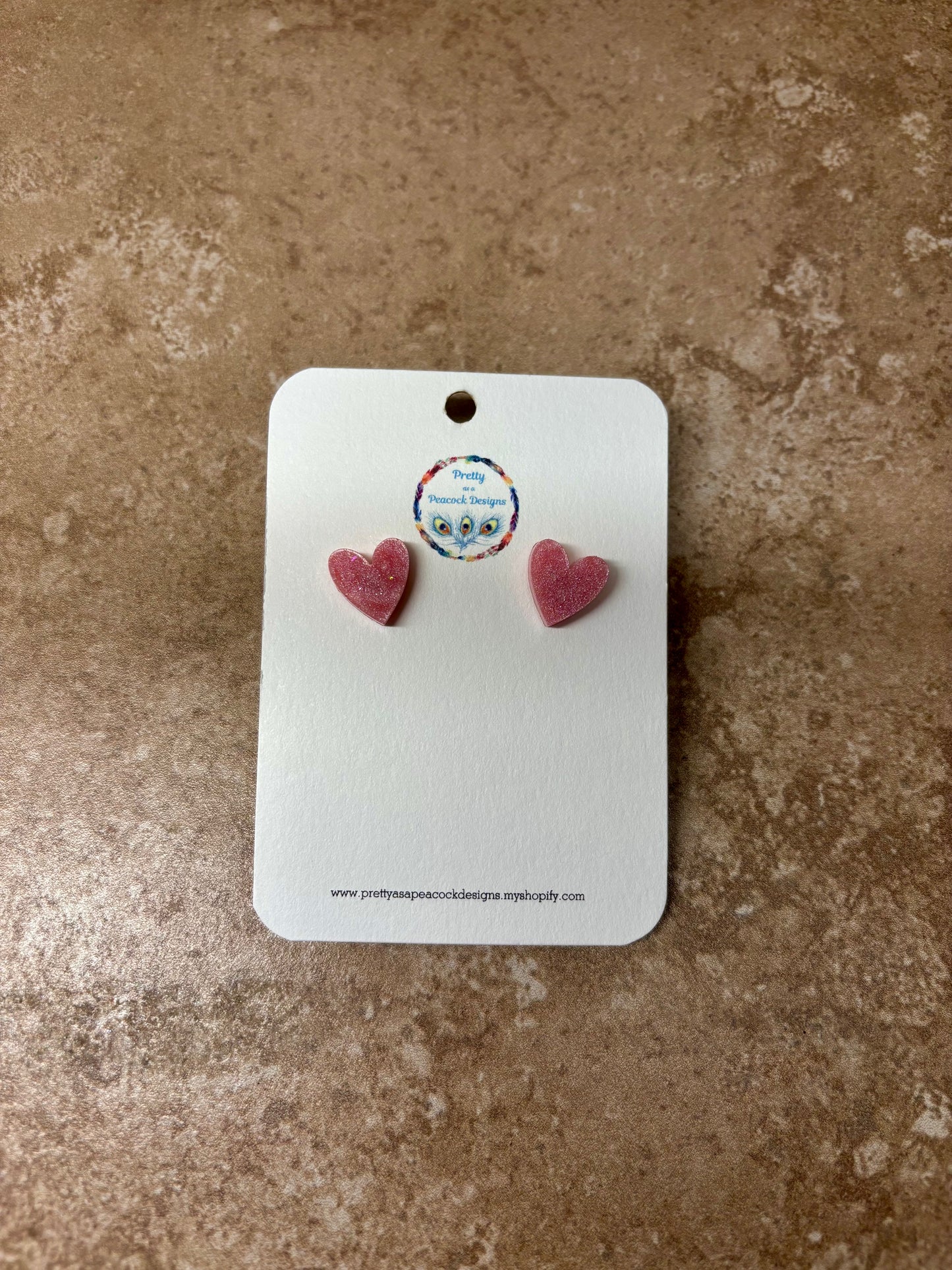 Heart Stud Earrings