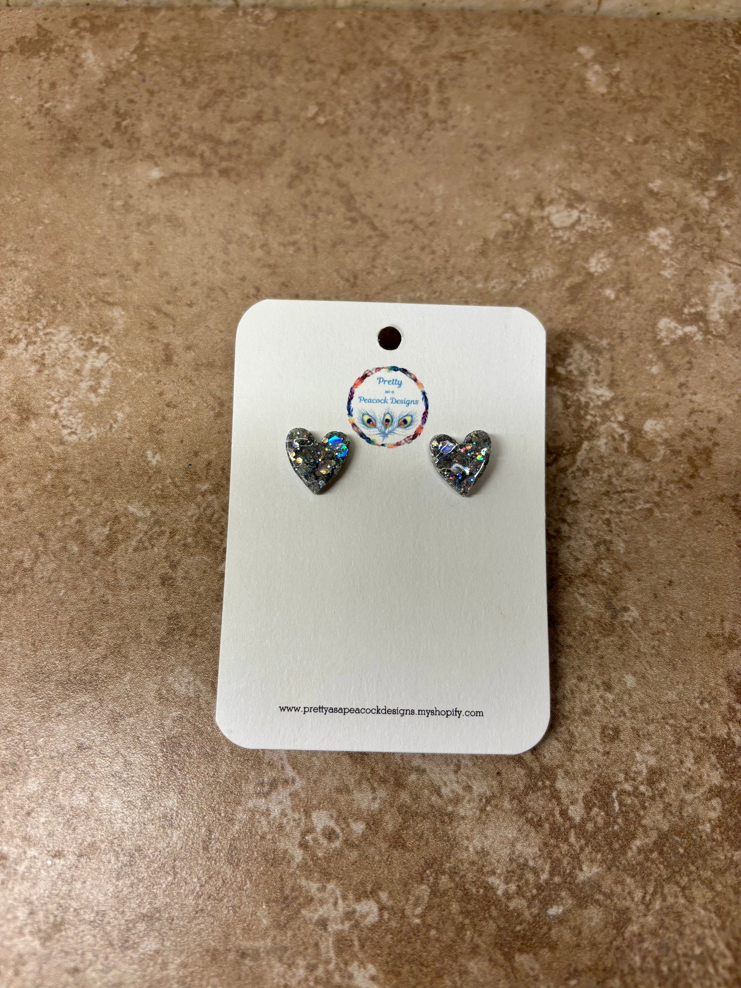 Heart Stud Earrings