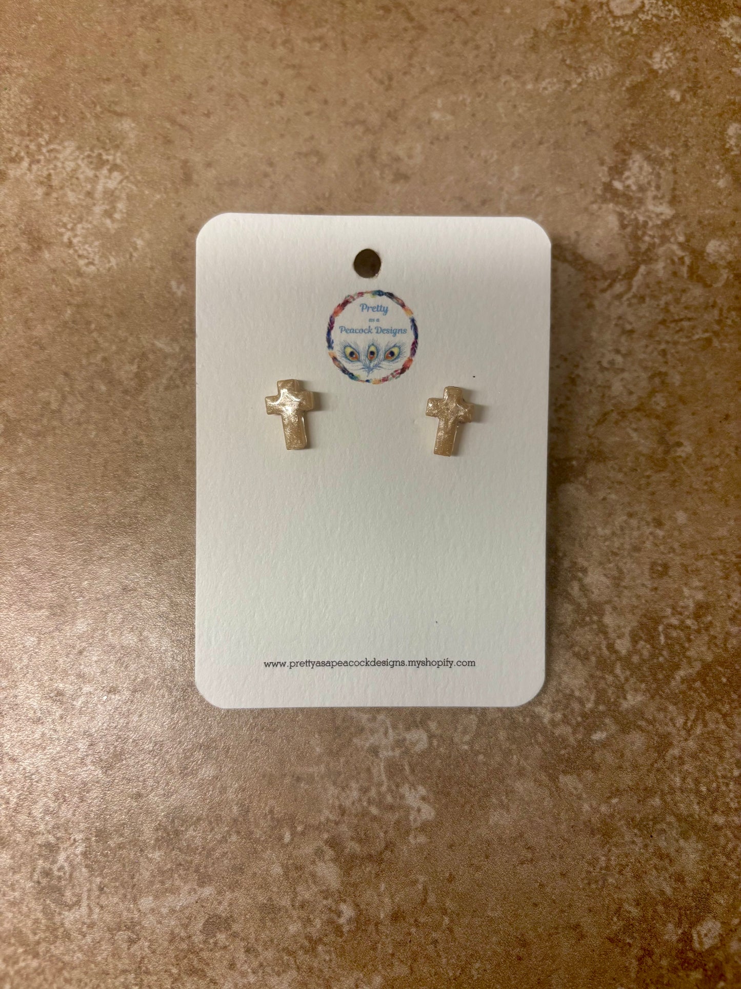 Cross Stud Earrings