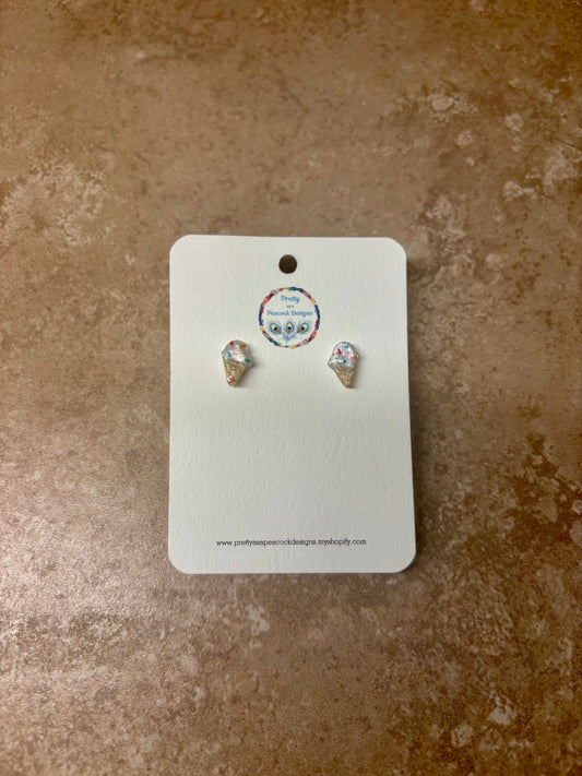 Ice Cream Stud Earrings