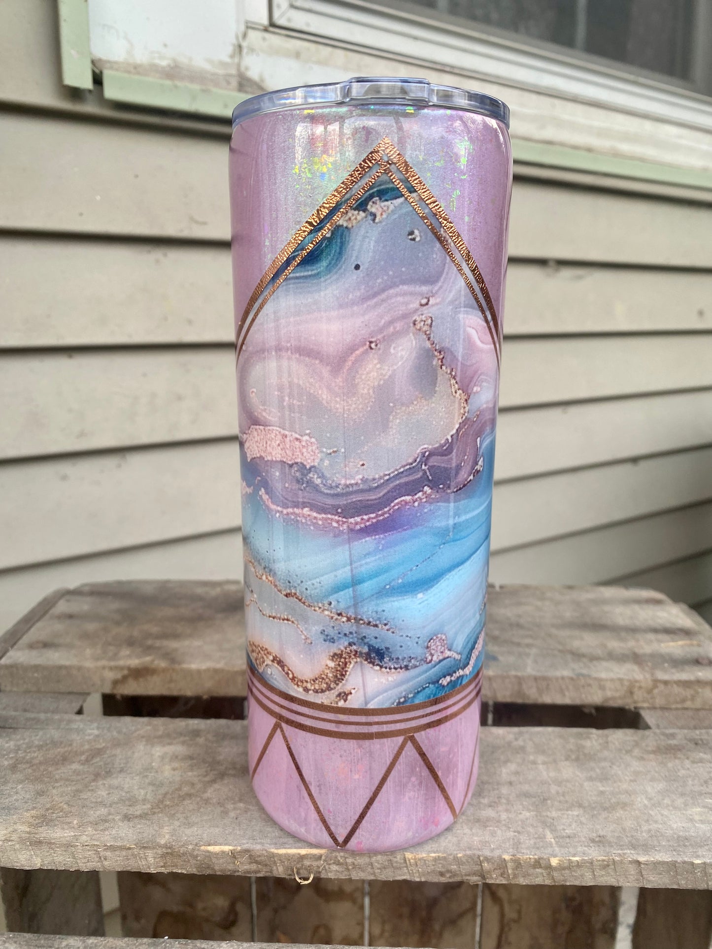 Purple Skull Tumbler