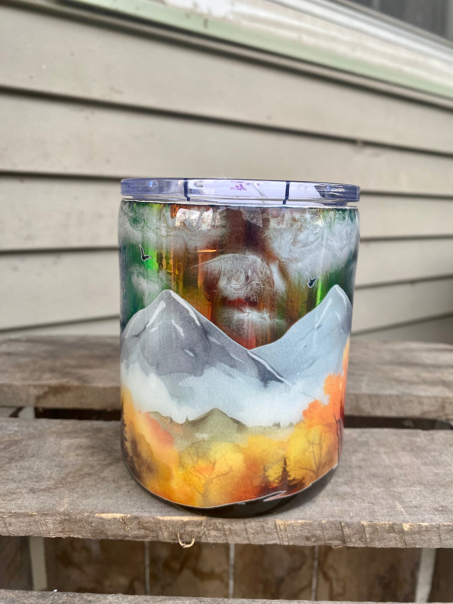 Let's Explore Mountain Scene Tumbler