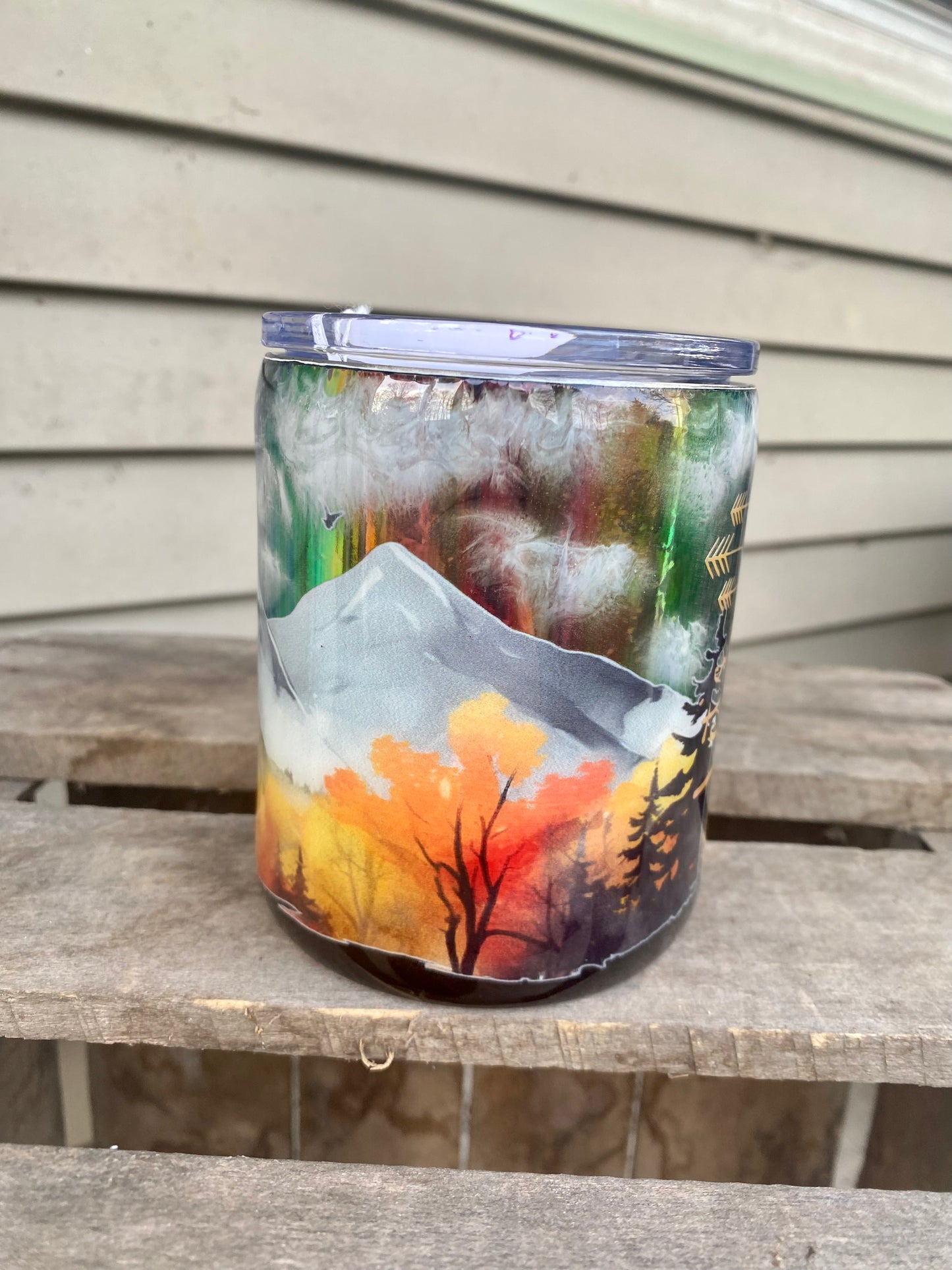 Let's Explore Mountain Scene Tumbler