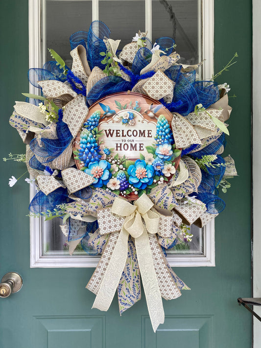 Welcome to Our Home Wreath