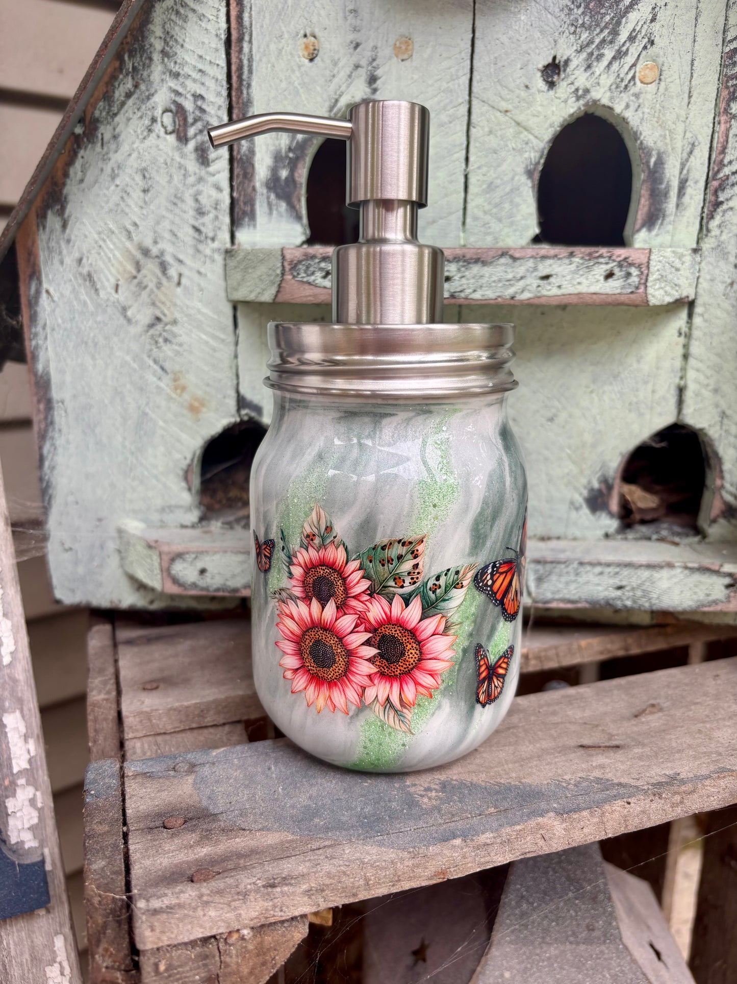 Sunflower Soap/Lotion Dispenser