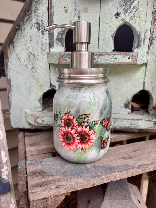 Sunflower Soap/Lotion Dispenser