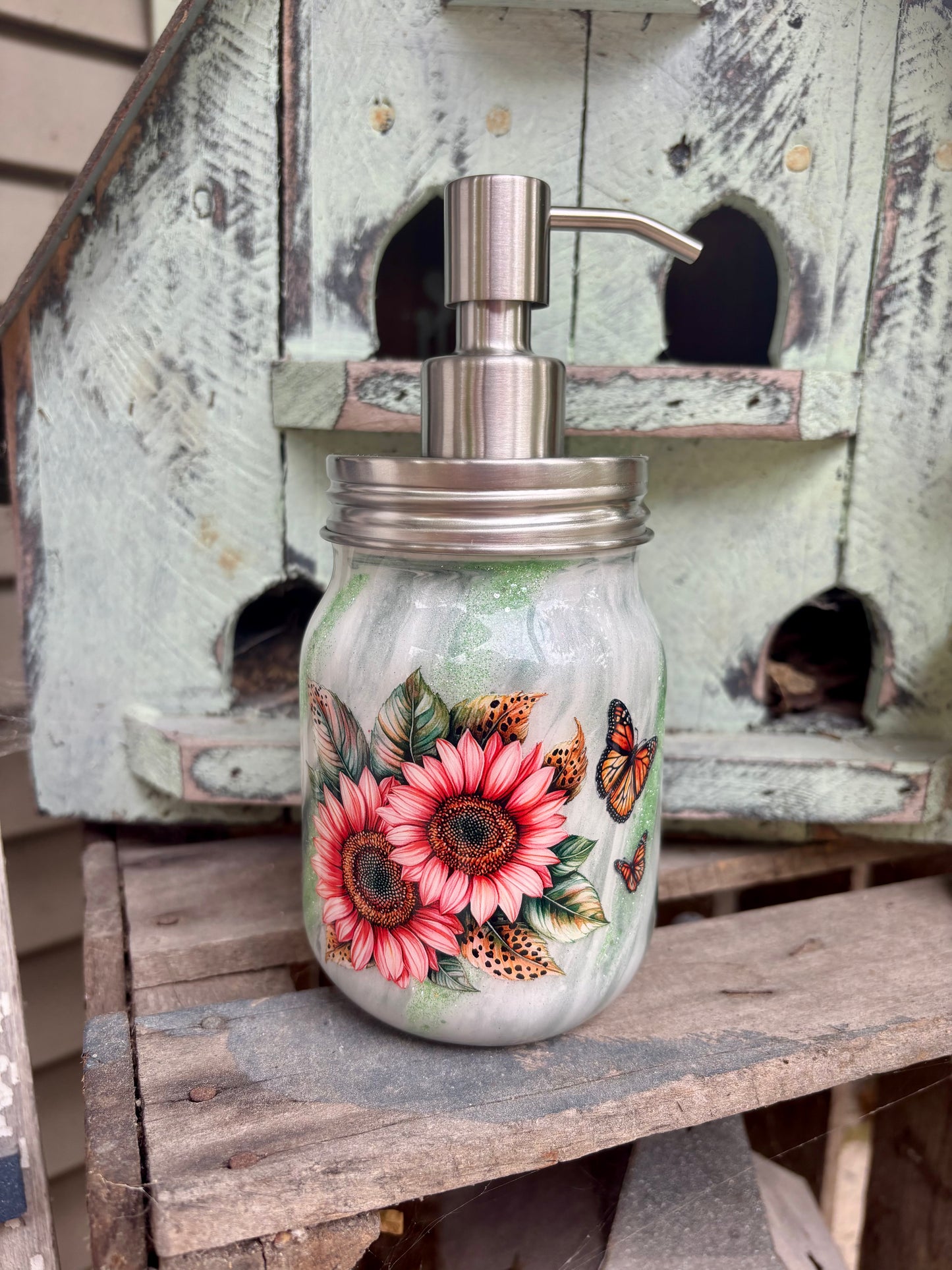 Sunflower Soap/Lotion Dispenser