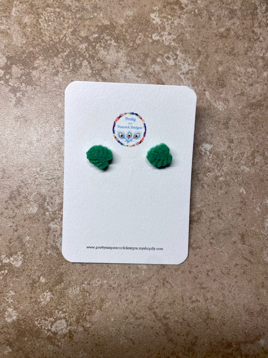 Monstera Leaf Studs