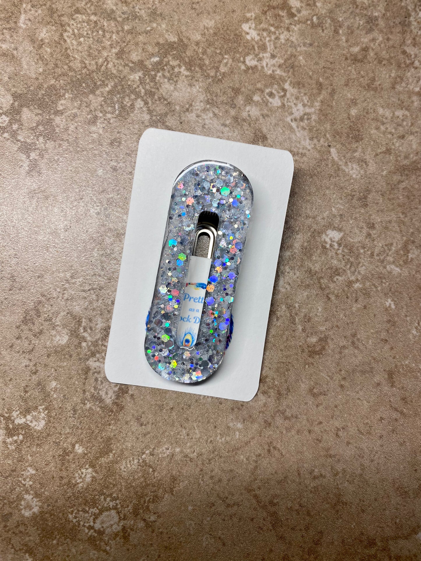 Silver Hair Clip