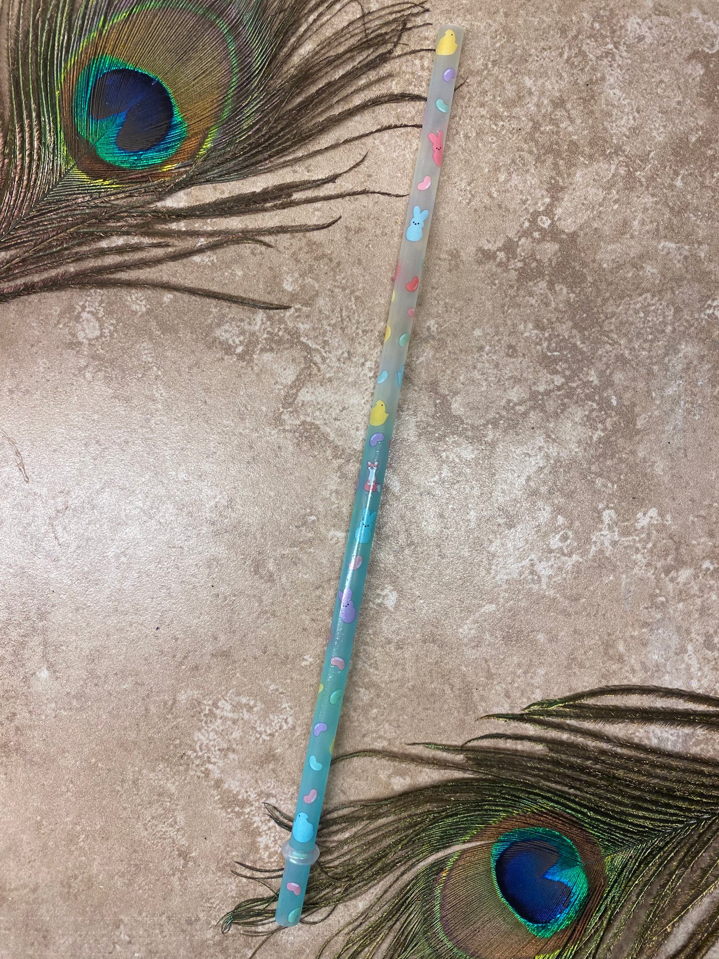 10" Color Changing Easter Treats Straw