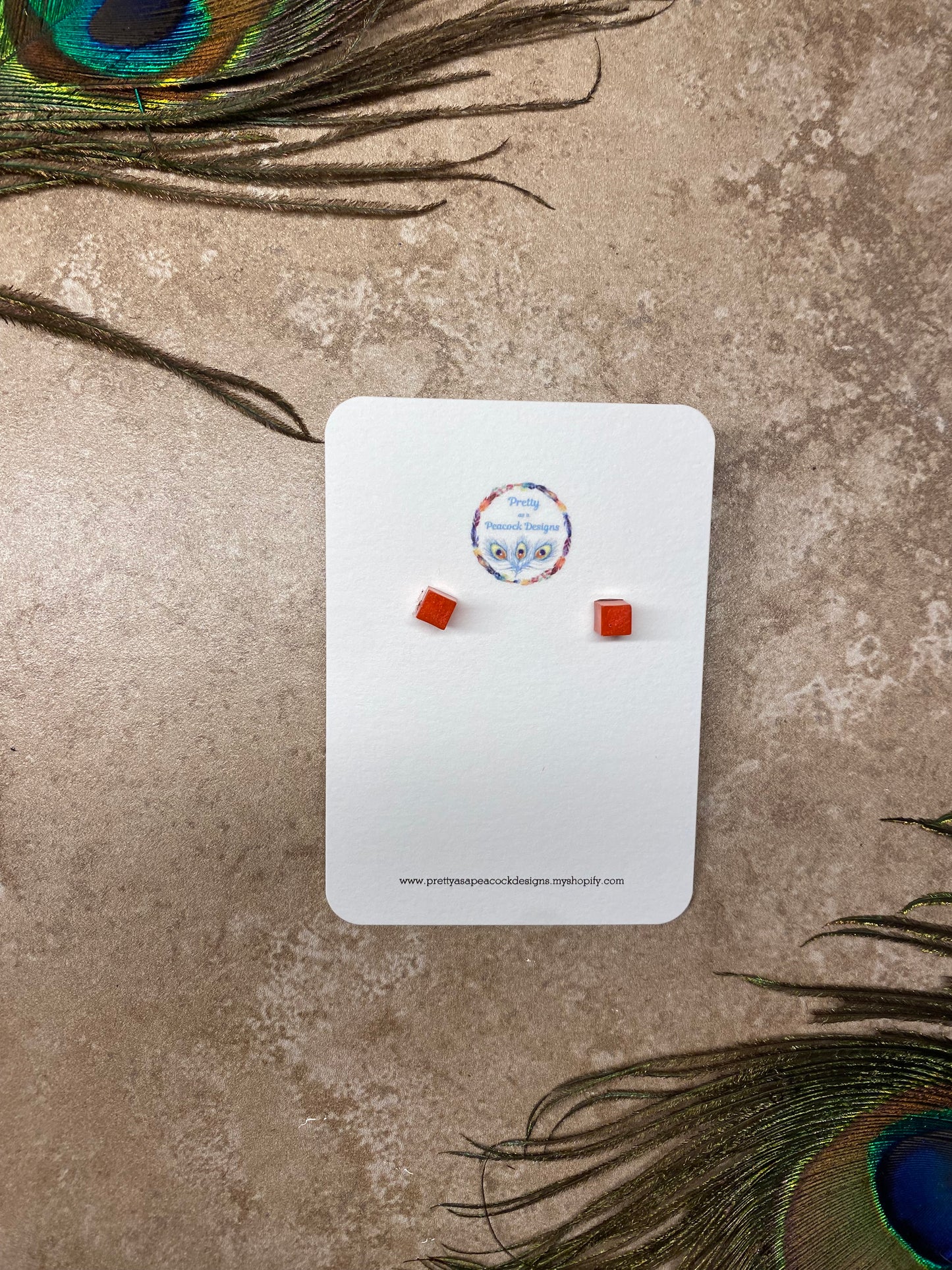 Square Stud Earrings