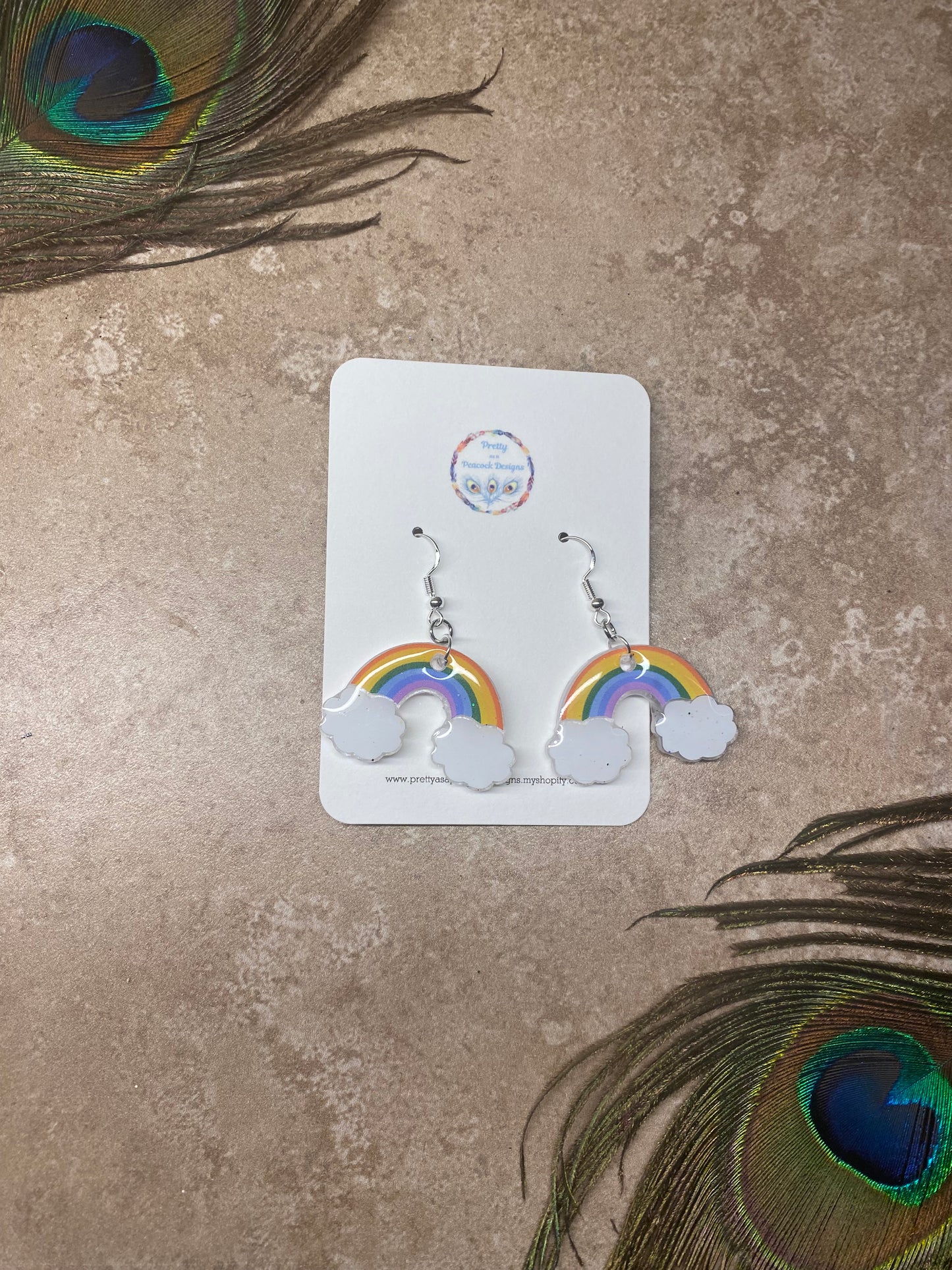 Rainbow Dangle Earrings