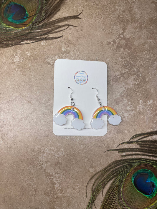 Rainbow Dangle Earrings