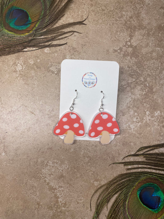 Mushroom Earrings