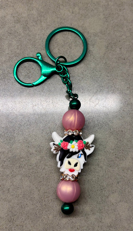 Highland Cow Keychain