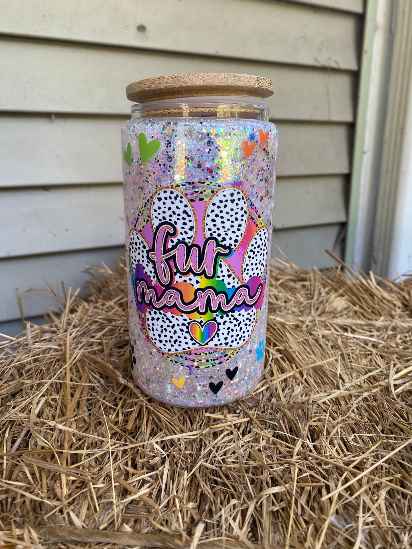 Fur MAMA Glitter Globe