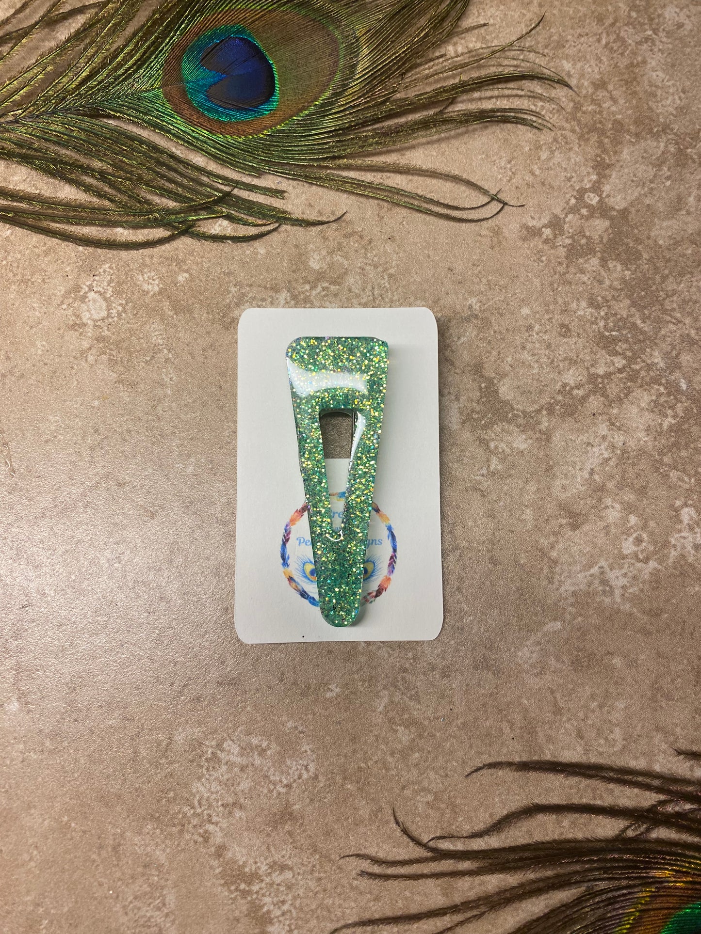 Lime Green Hair Clip