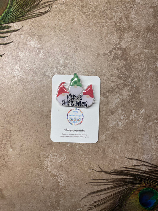 Christmas Gnomes Badge Reel Topper