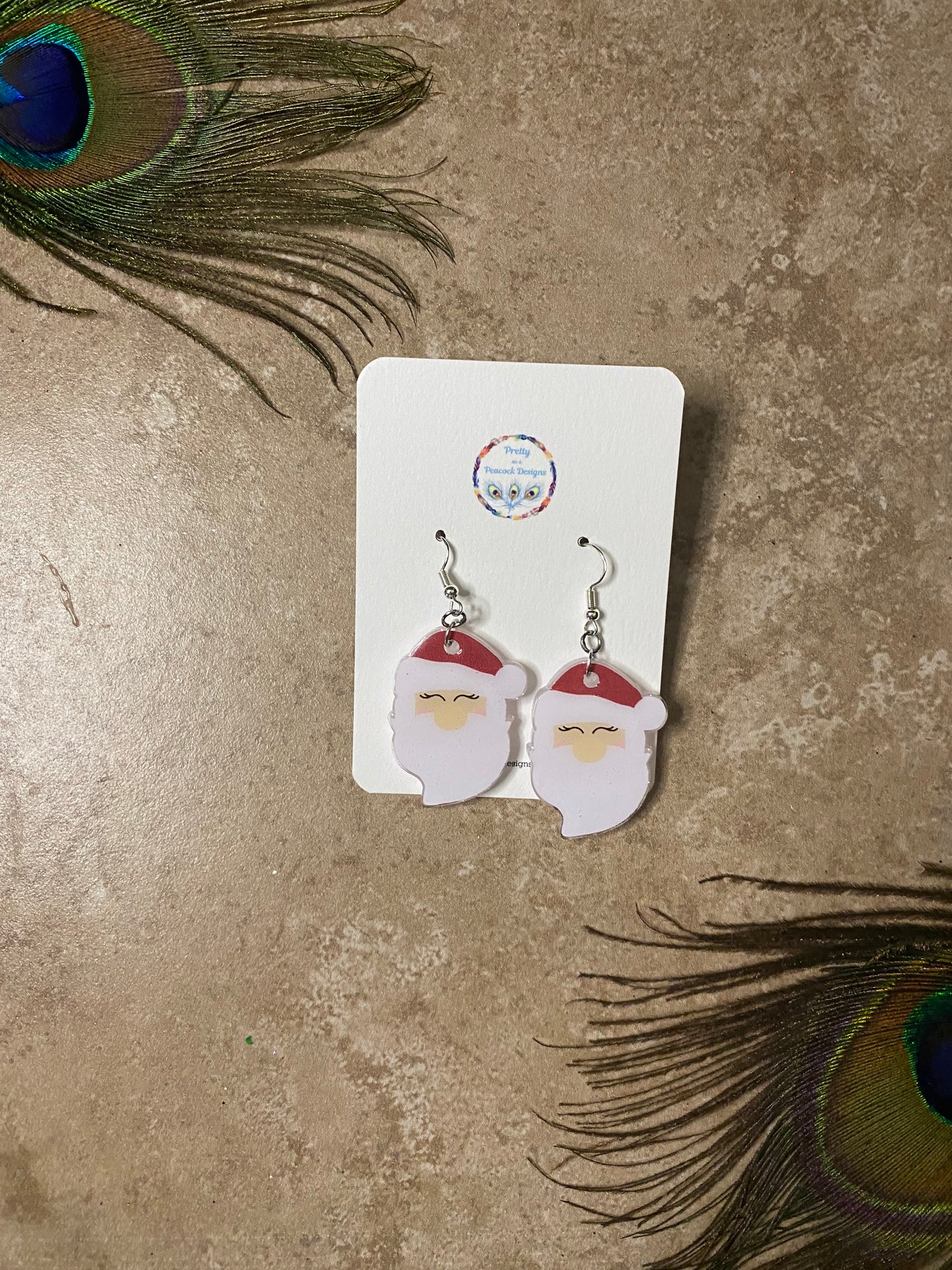 Santa Earrings