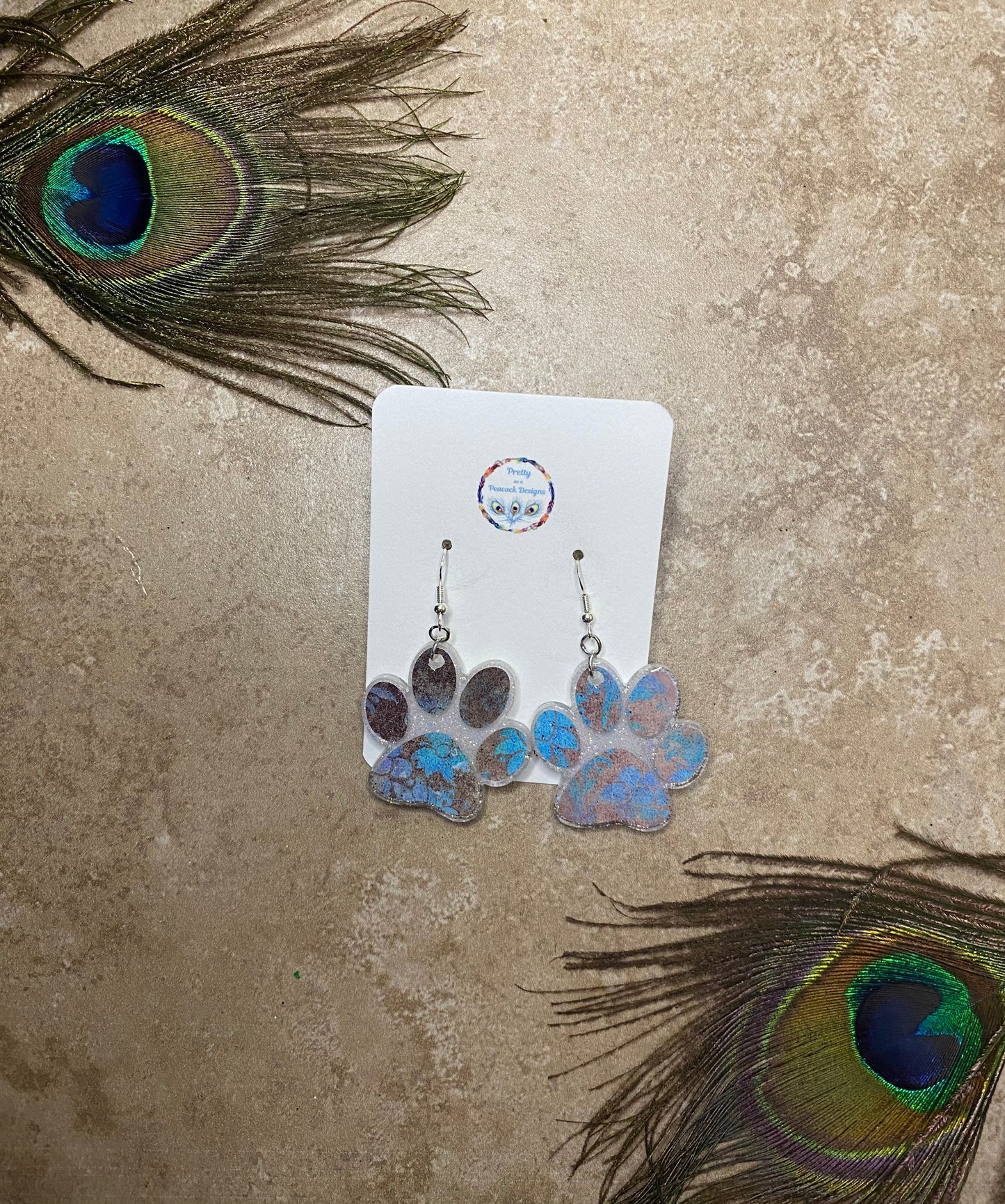 Paw Print Earrings