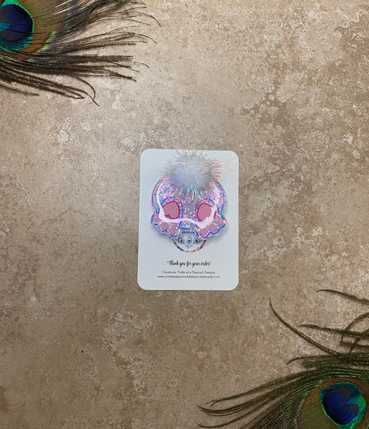 Bunny Butt Badge Reel Topper