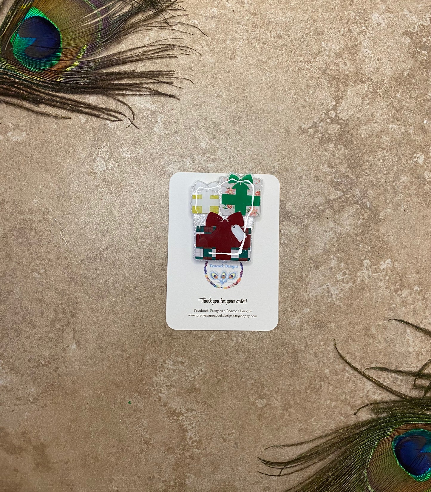 Presents Badge Reel Topper