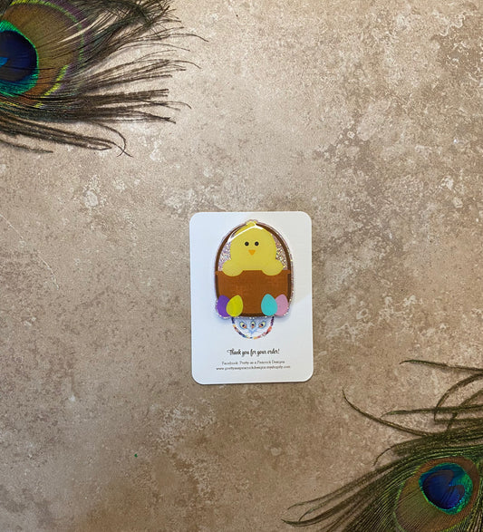 Chick Badge Reel Topper