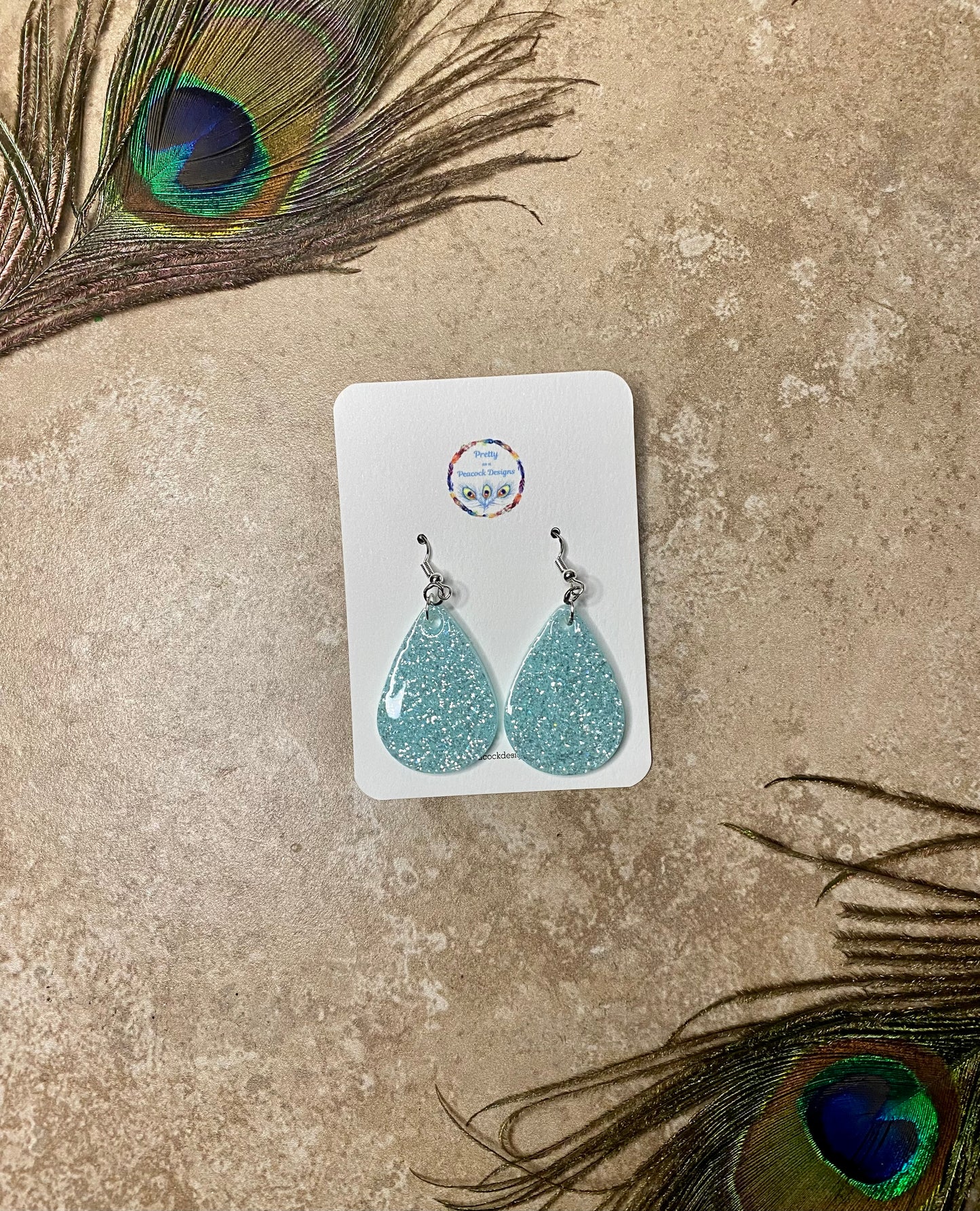 Diamond Sparkle Dangle Earrings