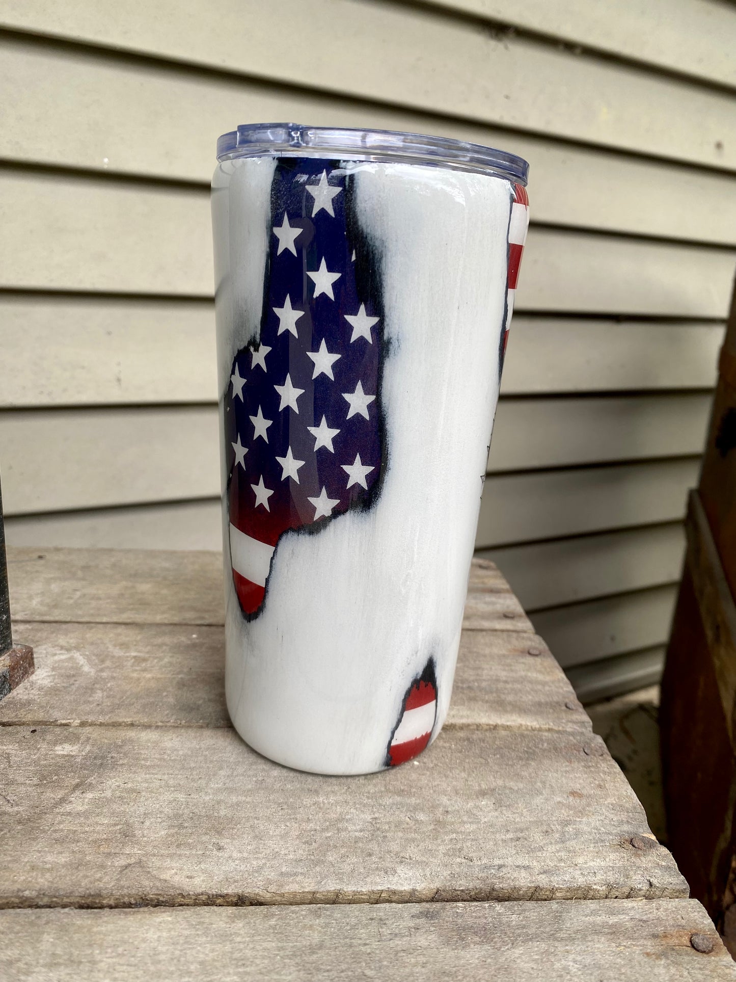 Eagle American Flag Tumbler