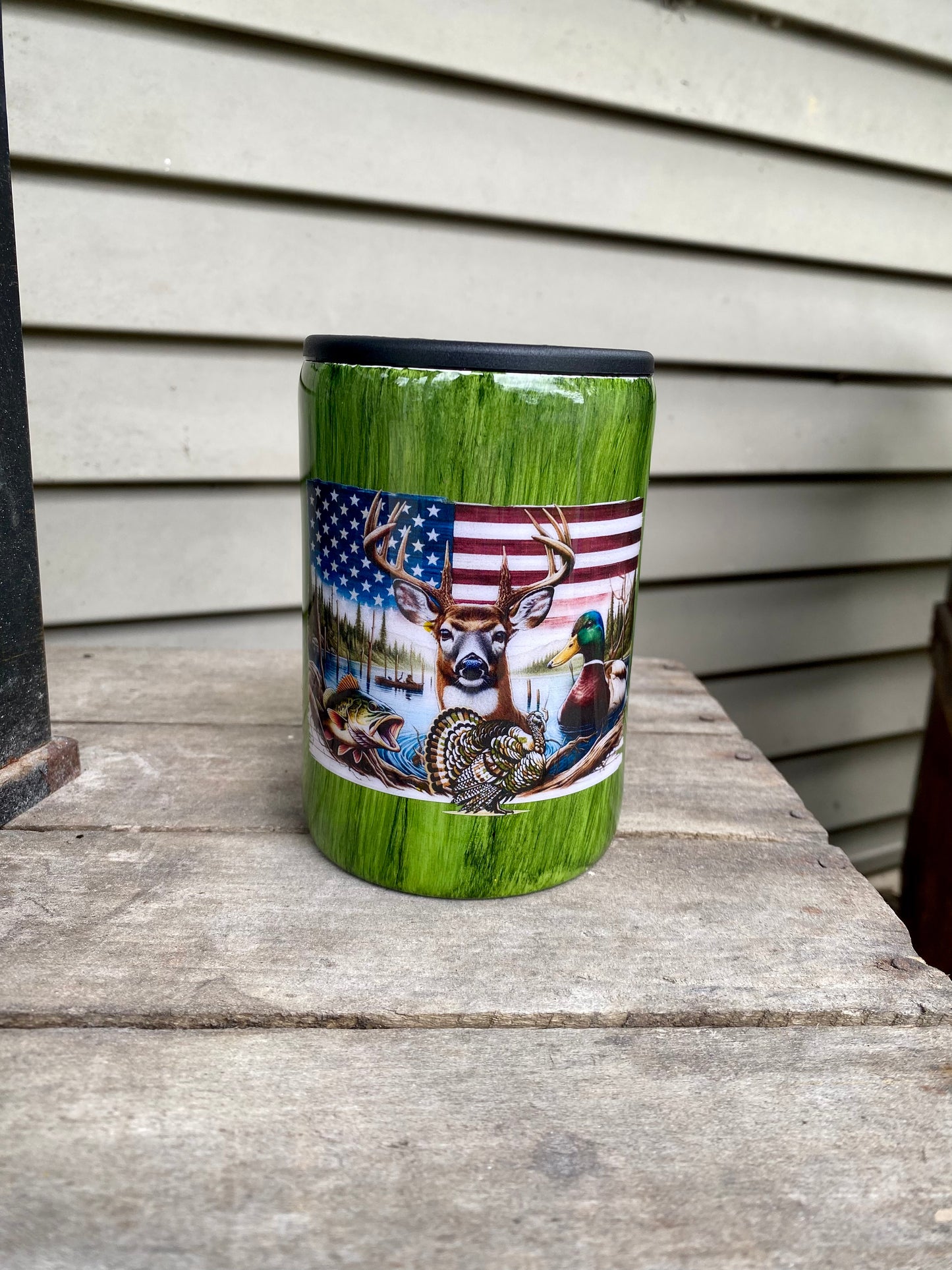 Hunting/Fishing Can Koozie