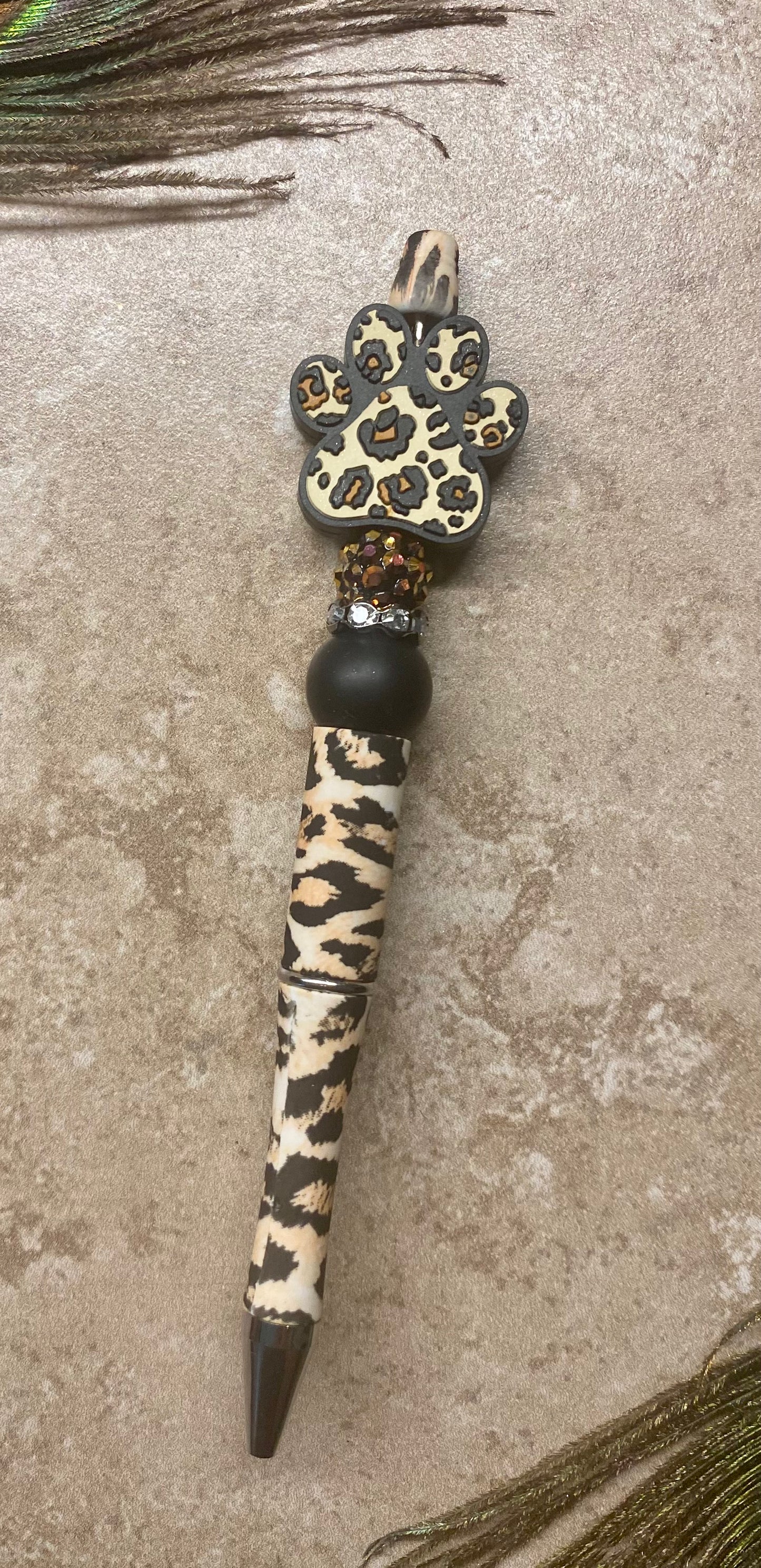 Leopard Paw Print Pen
