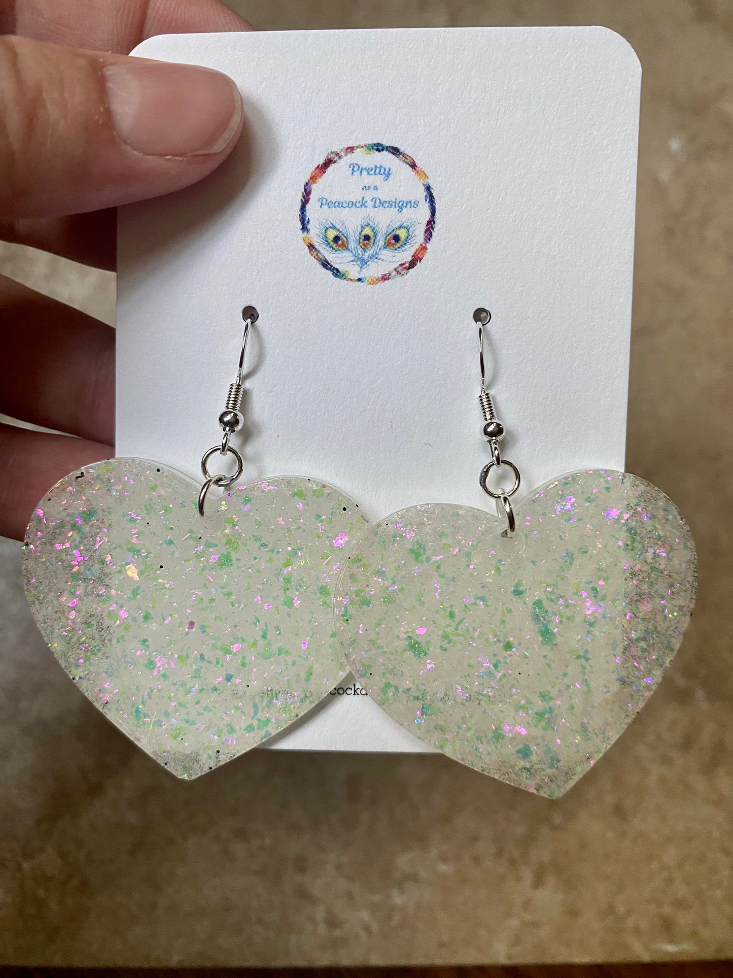 Large Heart Earrings