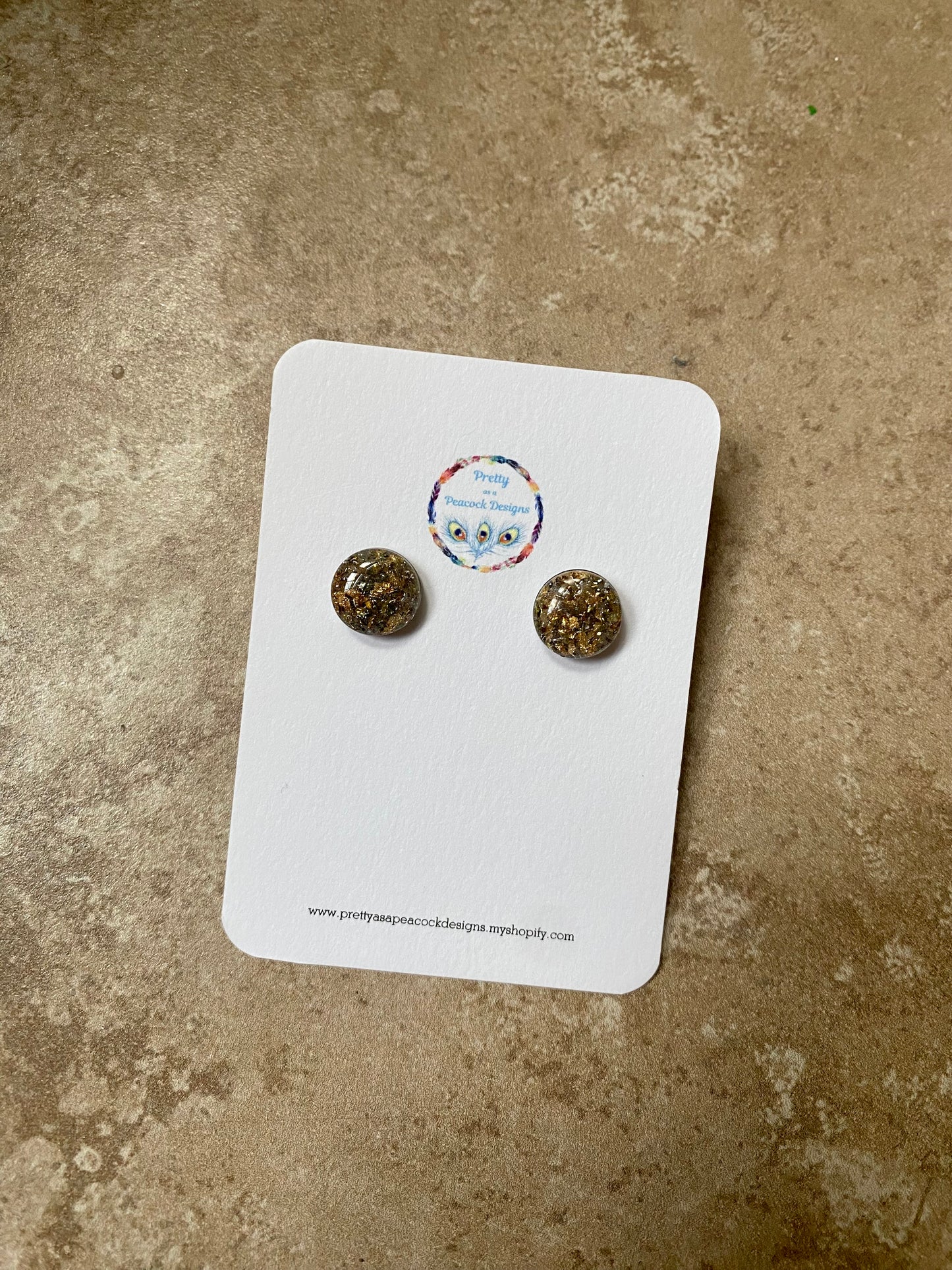 Gold Circle Studs