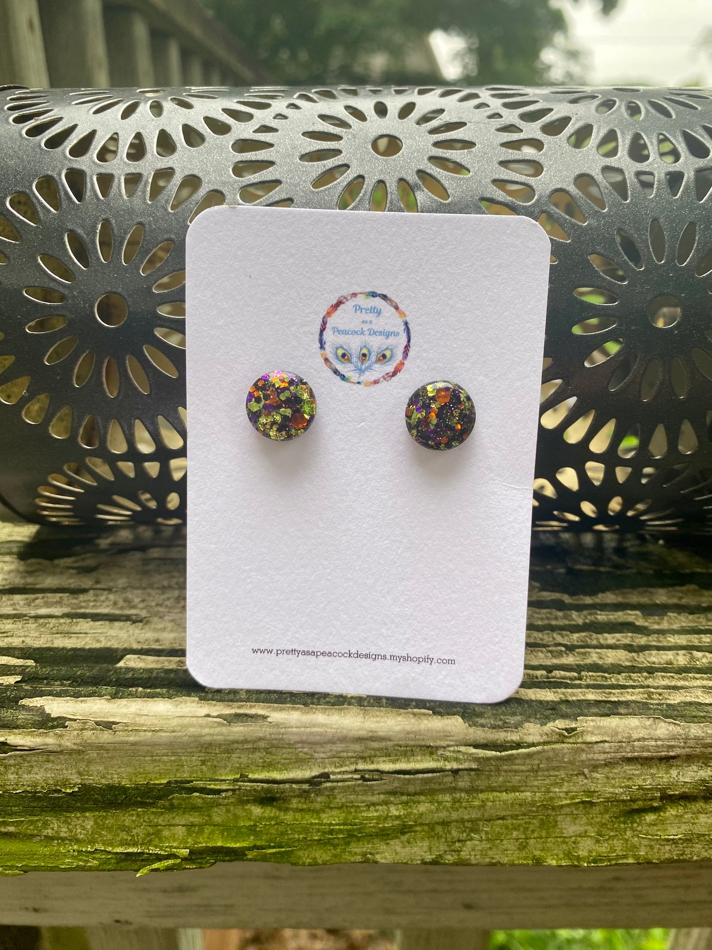 Halloween Circle Studs