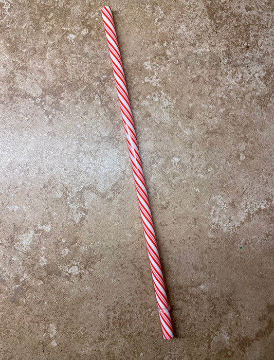 10" Candy Cane Straw