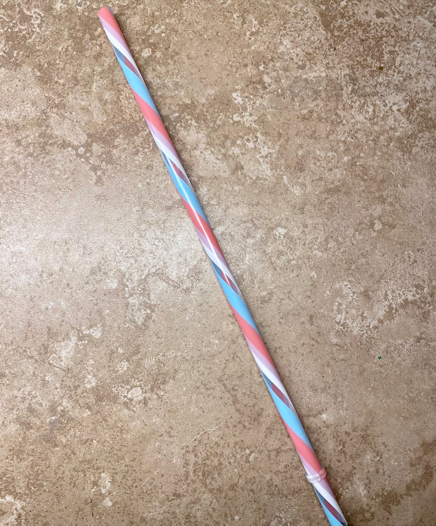12" Cotton Candy Straw