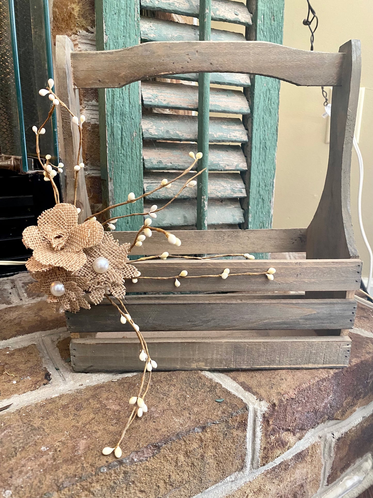 Decorative Wooden Tote