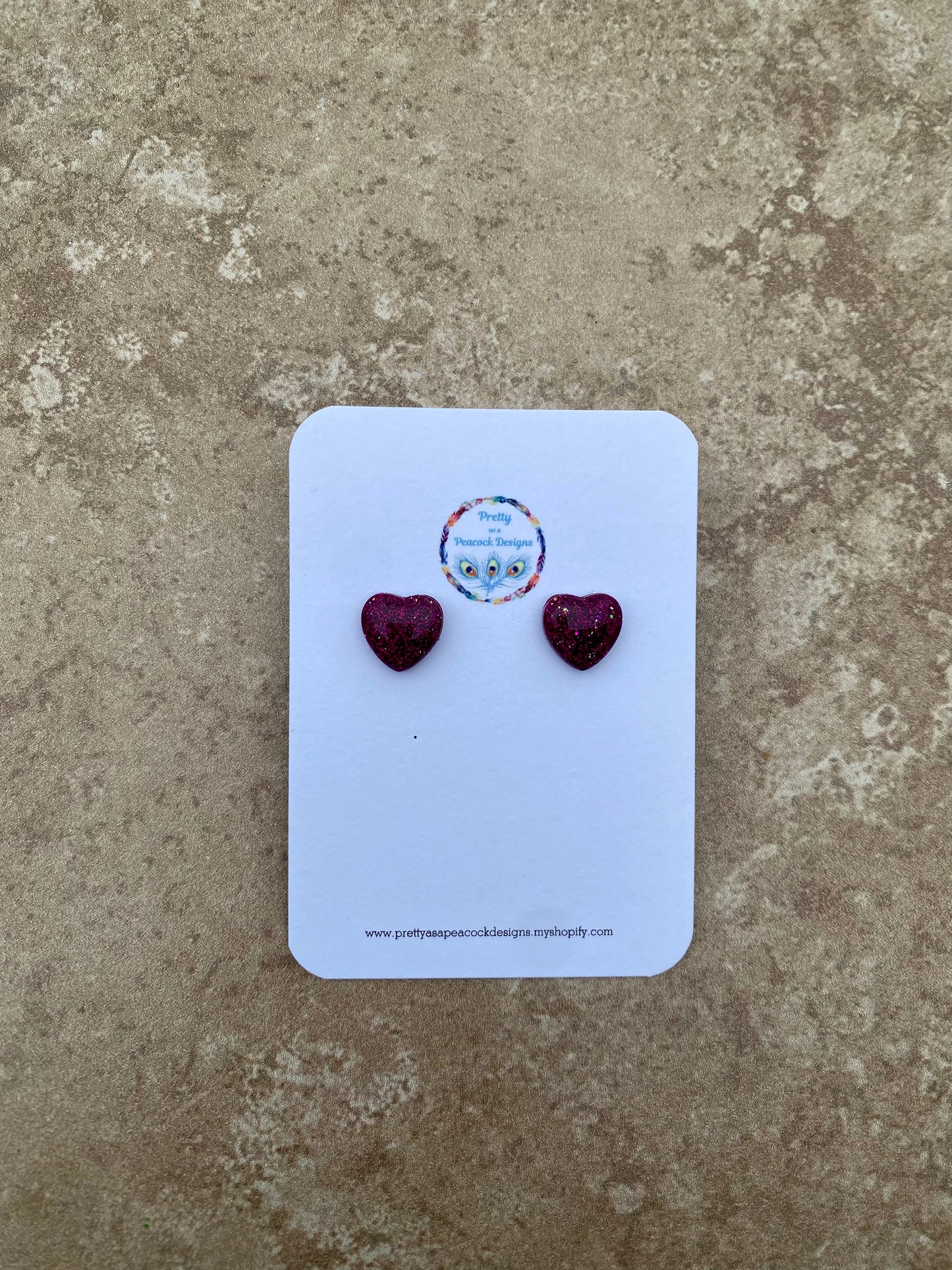 Heart Studs